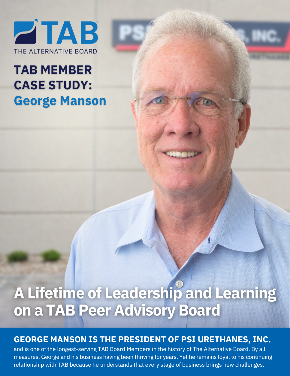 George Manson - TAB Member Case Study