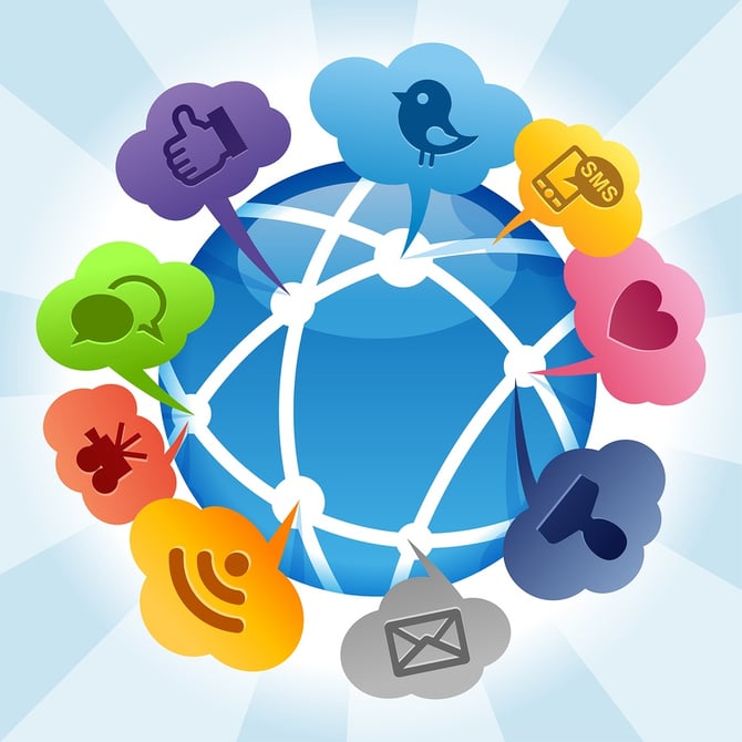 Social media concept
