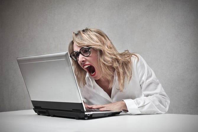 aggressive career woman