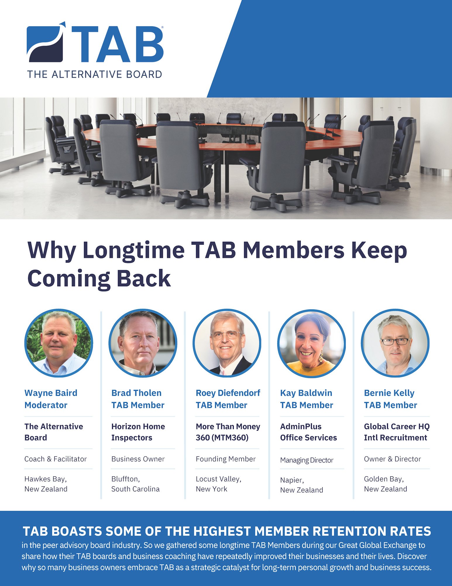 Why Longtime TAB Members Keep Coming Back