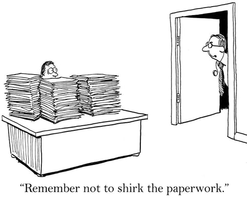 comic - remember not to shirk the paperwork